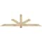 Ekena Millwork Kennewick Rough Sawn Timber Gable Bracket, Douglas Fir, 72"W x 21"H x 4"D x 4"F, 7/12 Pitch GBW072X21X0404KEN00RDF - alternate 1